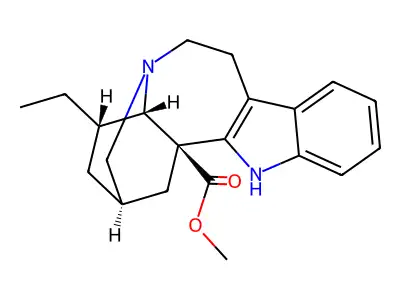 Coronaridine structure