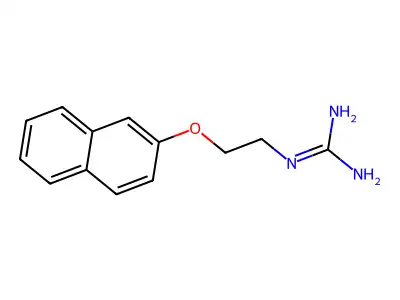 Guanidine, (2-(beta-naphthyloxy)ethyl)- structure