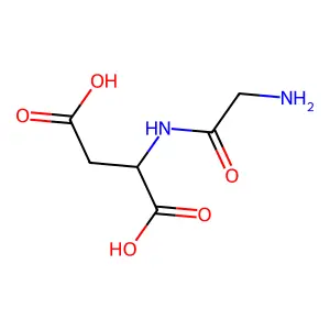 Glycyl-L-aspartic acid structure