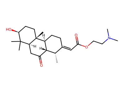 Diterpene alkaloid structure