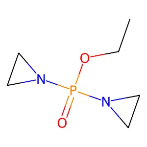 Ethyl bis(1-aziridinyl)phosphinate structure
