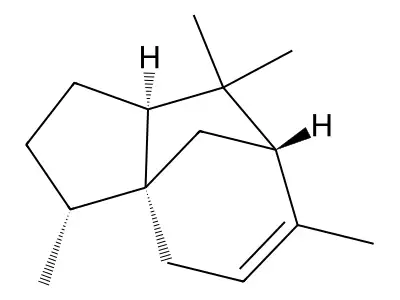 Cedr-8-ene structure