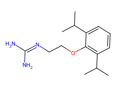 Guanidine, (2-(2,6-diisopropylphenoxy)ethyl)- structure