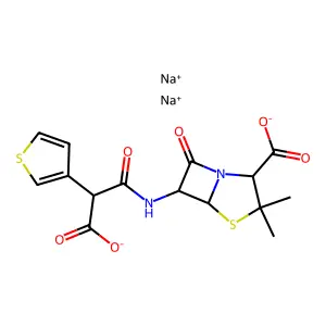 ticarcillin sodium structure