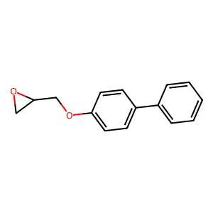 1-(Biphenyl-4-yloxy)-2,3-epoxypropane structure