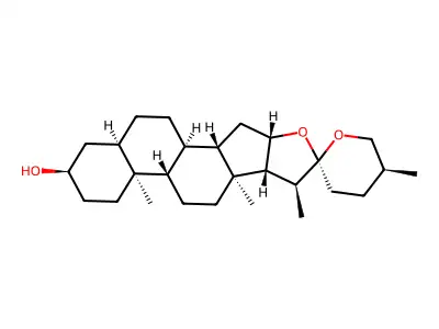Desoxycorton glucosid structure