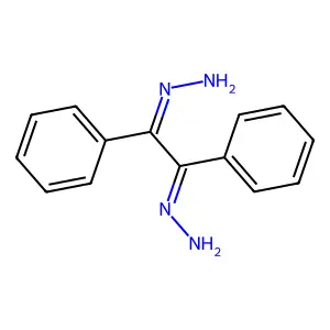 1,2-Diphenylethane-1,2-dione dihydrazone structure