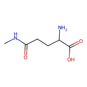 2-Amino-5-(methylamino)-5-oxopentanoic acid structure