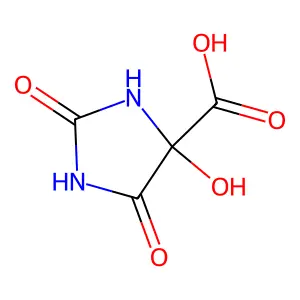 4-Hydroxy-2,5-dioxo-4-imidazolidinecarboxylic acid structure