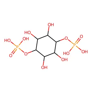 (2,3,5,6-Tetrahydroxy-4-phosphonooxycyclohexyl) dihydrogen phosphate structure