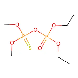 Ethyl methyl thiopyrophosphate structure