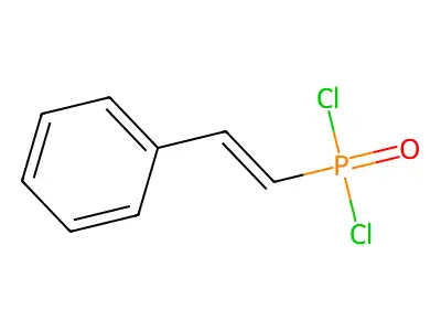 (2-Phenylethenyl)phosphonic dichloride structure