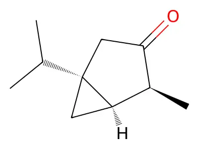 beta-Thujone structure