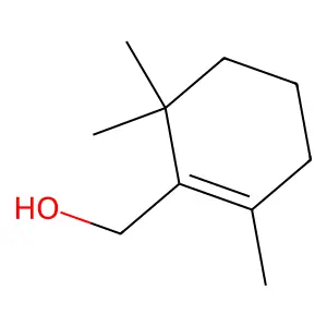 2,6,6-Trimethylcyclohexene-1-methanol structure