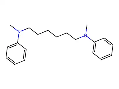 N1,N6-Dimethyl-N1,N6-diphenyl-1,6-hexanediamine structure