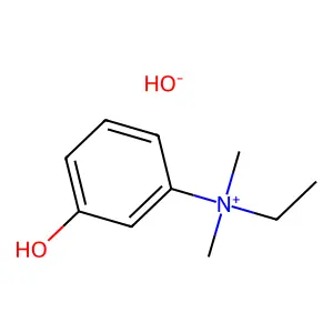Ammonium, ethyl(m-hydroxyphenyl)dimethyl-, hydroxide structure
