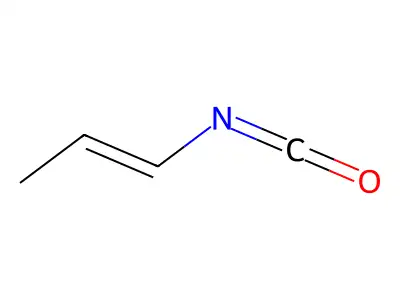 1-Isocyanato-1-propene structure