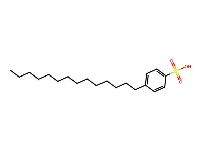 4-Tetradecylbenzenesulfonic acid structure