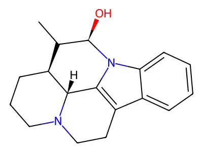 (14beta)-14,15-Dihydroeburnamenin-14-ol structure