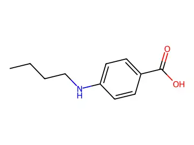 4-(Butylamino)benzoic acid structure