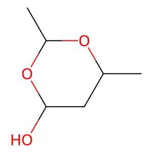 2,6-Dimethyl-1,3-dioxane-4-ol structure