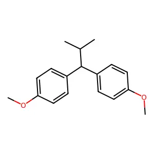 Benzene, 1,1'-(2-methylpropylidene)bis(4-methoxy- structure