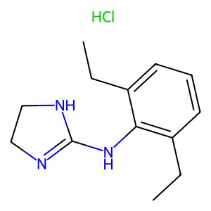 2-(2,6-Diethylphenylamino)-2-imidazoline hydrochloride structure