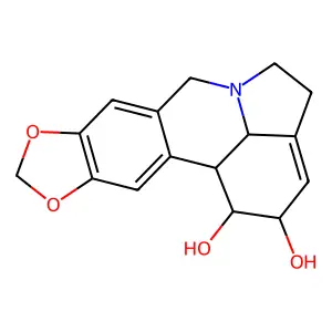 3,3a-Didehydrolycoran-1alpha,2beta-diol structure