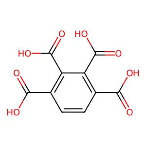 1,2,3,4-Benzenetetracarboxylic acid structure