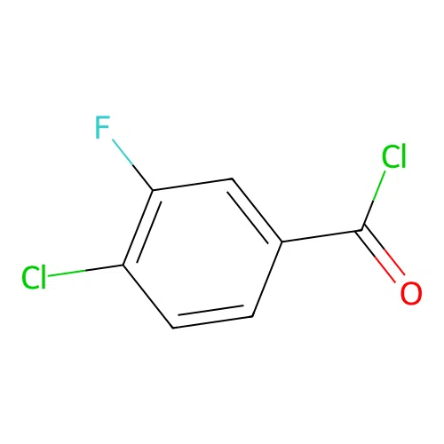 4-Chloro-3-fluorobenzoyl chloride structure