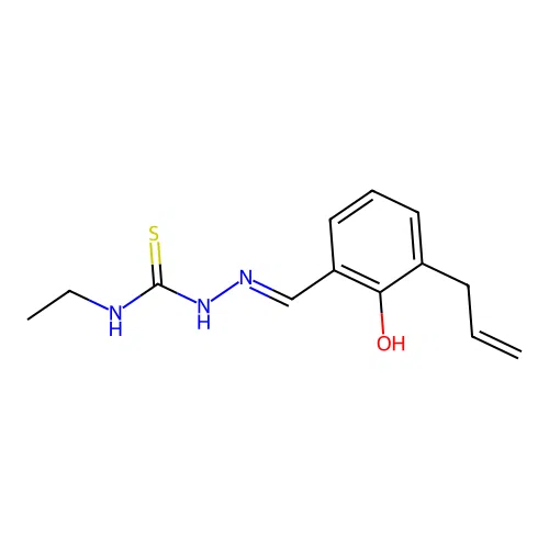1-Ethyl-3-[(2-hydroxy-3-prop-2-enylphenyl)methylideneamino]thiourea structure