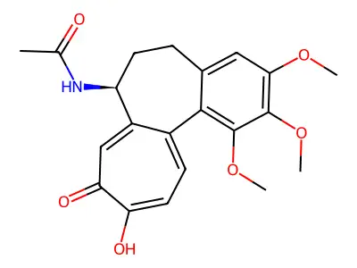 7-Acetamido-10-hydroxy-1,2,3-trimethoxy-6,7-dihydrobenzo[a]heptalen-9(5H)-one structure