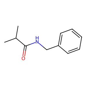 Propanamide, 2-methyl-N-(phenylmethyl)- structure