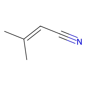 3-Methyl-2-butenenitrile structure