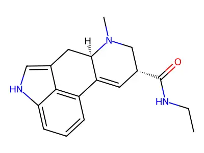 D-Lysergic acid monoethylamide structure