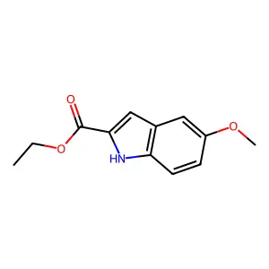 Ethyl 5-methoxyindole-2-carboxylate structure