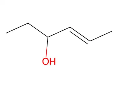 2-Hexene-4-OL structure