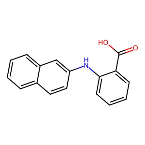 Anthranilic acid, N-2-naphthyl- structure