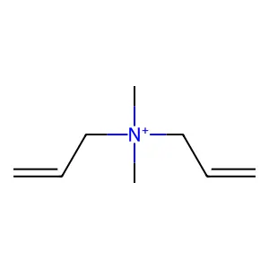 Dimethyldiallylammonium structure
