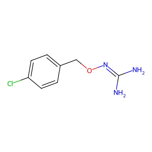 2-[(4-Chlorophenyl)methoxy]guanidine structure