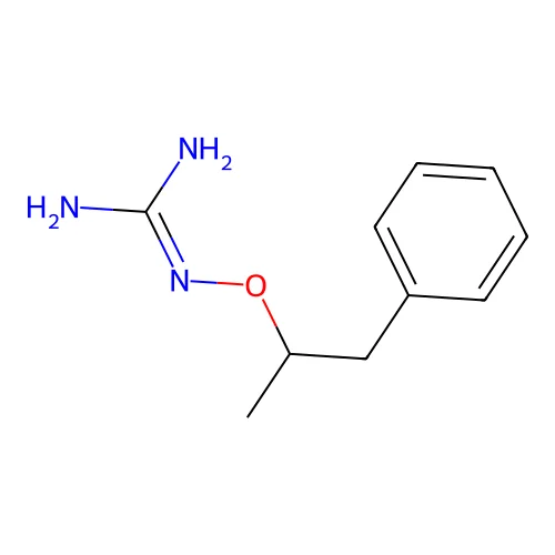 2-(1-Phenylpropan-2-yloxy)guanidine structure