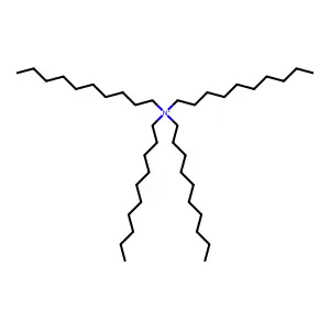 1-Decanaminium, N,N,N-tris(decyl)- structure