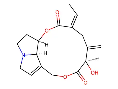Seneciphyllin structure