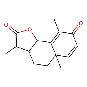3,5a,9-Trimethyl-3a,5,5a,9b-tetrahydronaphtho[1,2-b]furan-2,8(3H,4H)-dione structure