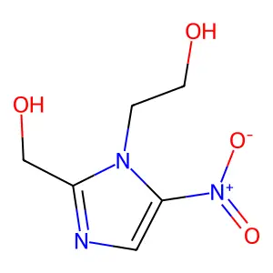 Hydroxymetronidazole structure