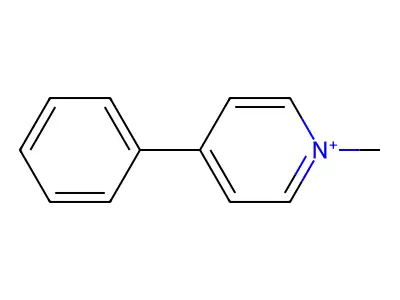 1-Methyl-4-phenylpyridinium structure