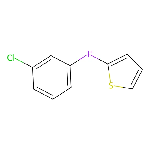 (3-Chlorophenyl)-thiophen-2-yliodanium structure