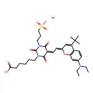 Fluorescent red 610 structure