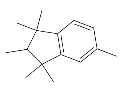 1H-Indene, 2,3-dihydro-1,1,2,3,3,5-hexamethyl- structure