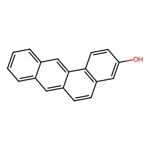 3-Hydroxybenz(a)anthracene structure